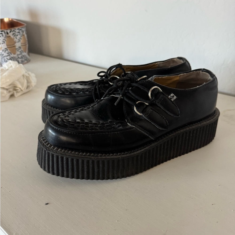 Black Platform Creepers